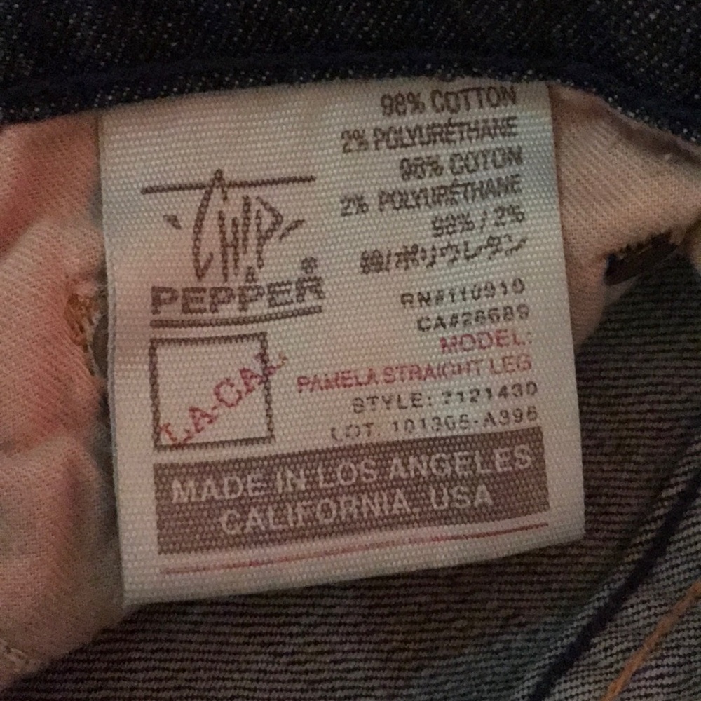 Chip and Pepper Jeans Size 27 inseam 31 - Picture 3 of 8